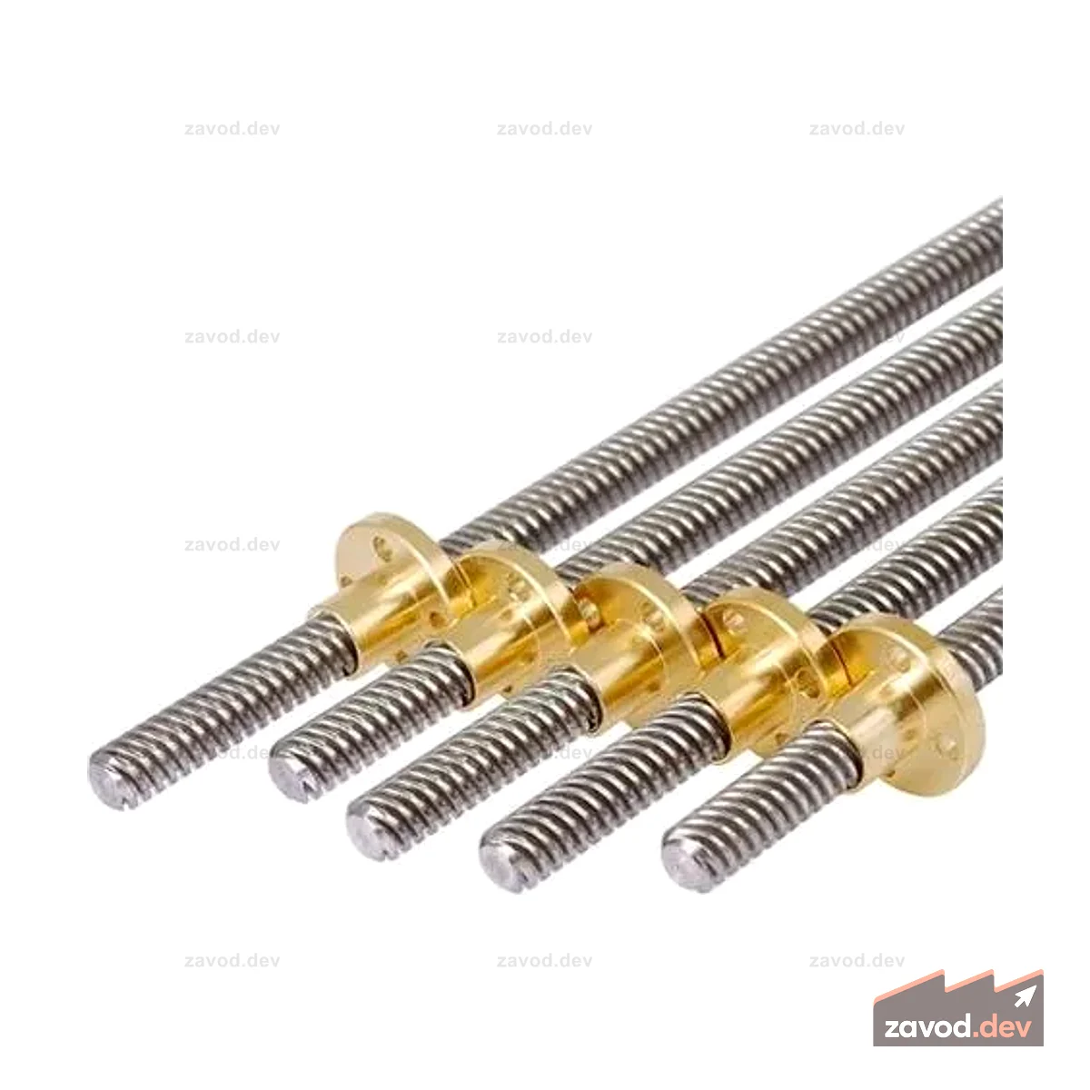 HKD M8 LEAD SCREW+NUT 500MM