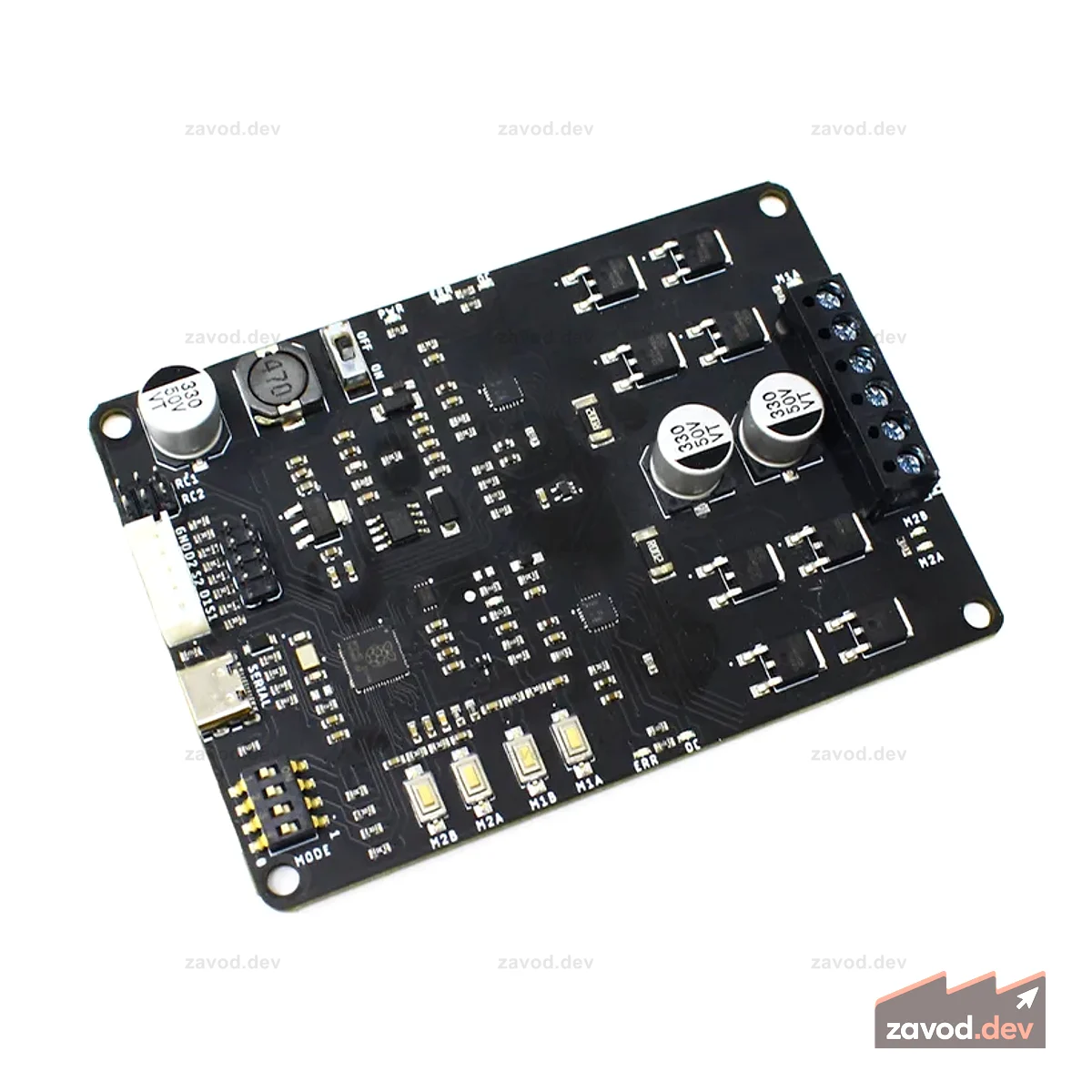 Двухканальный драйвер двигателя SmartElex 10D на базе Raspberry Pi