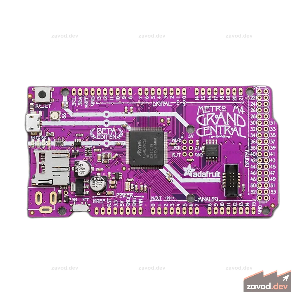 Adafruit Grand Central M4 Express с SAMD51 — без жаток