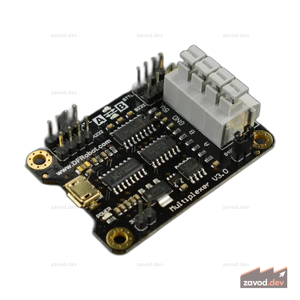 Мульти USB/RS232/RS485/TTL преобразователь
Мультиплексор