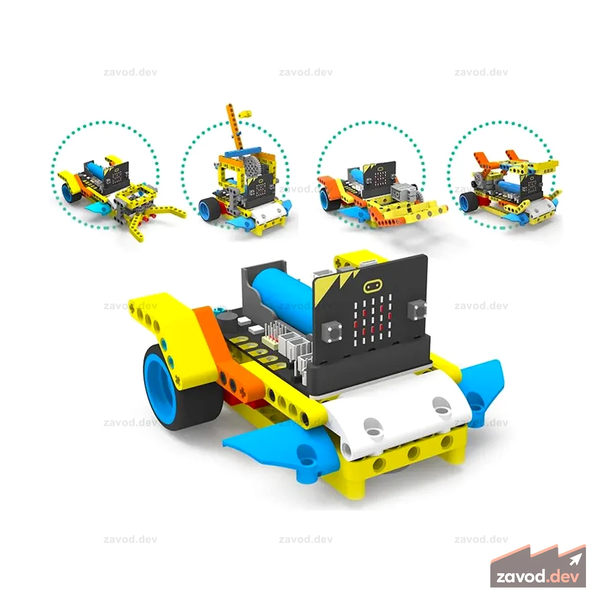 Программируемый Yahboom Running:bit на основе Micro:bit, совместимый с LEGO