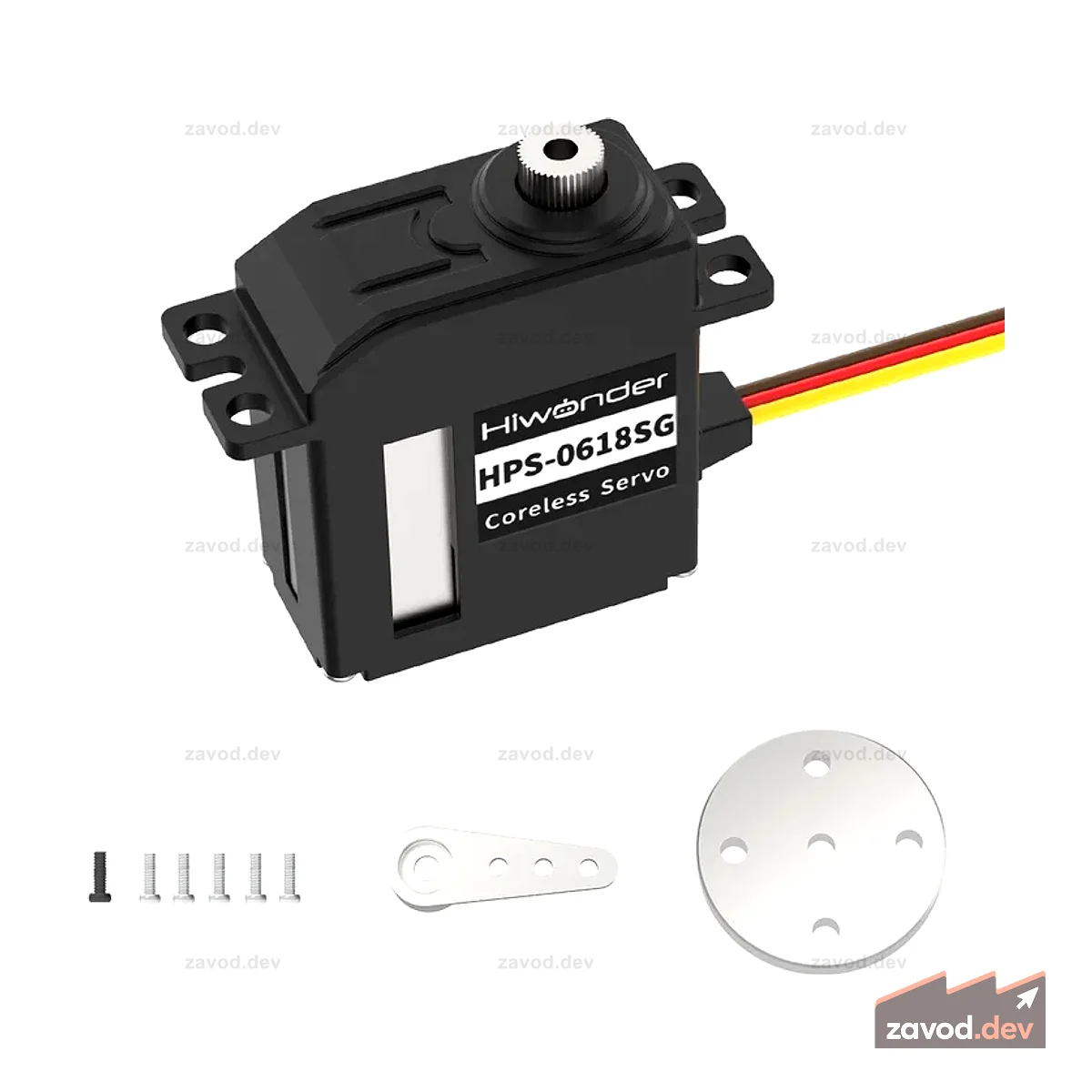 Hiwonder HPS-0618SG Микро высокоскоростной цифровой сервопривод без сердечника из нержавеющей стали для четвероногого робота-собаки