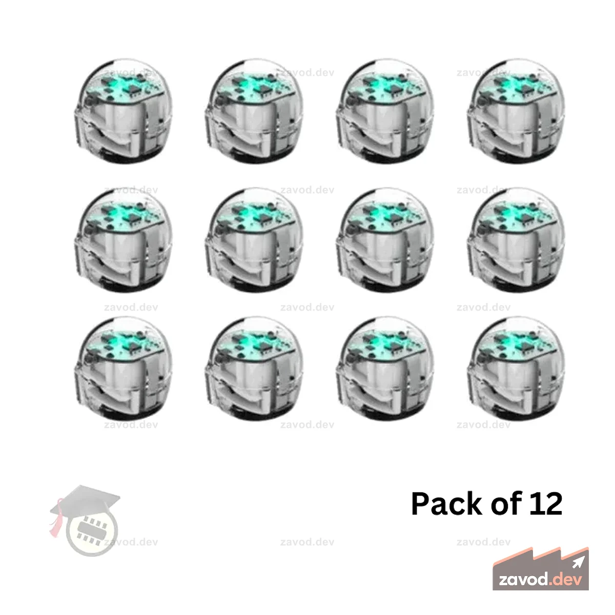 Ozobot Bit+ Bulk 12 ботов + USB-кабели питания