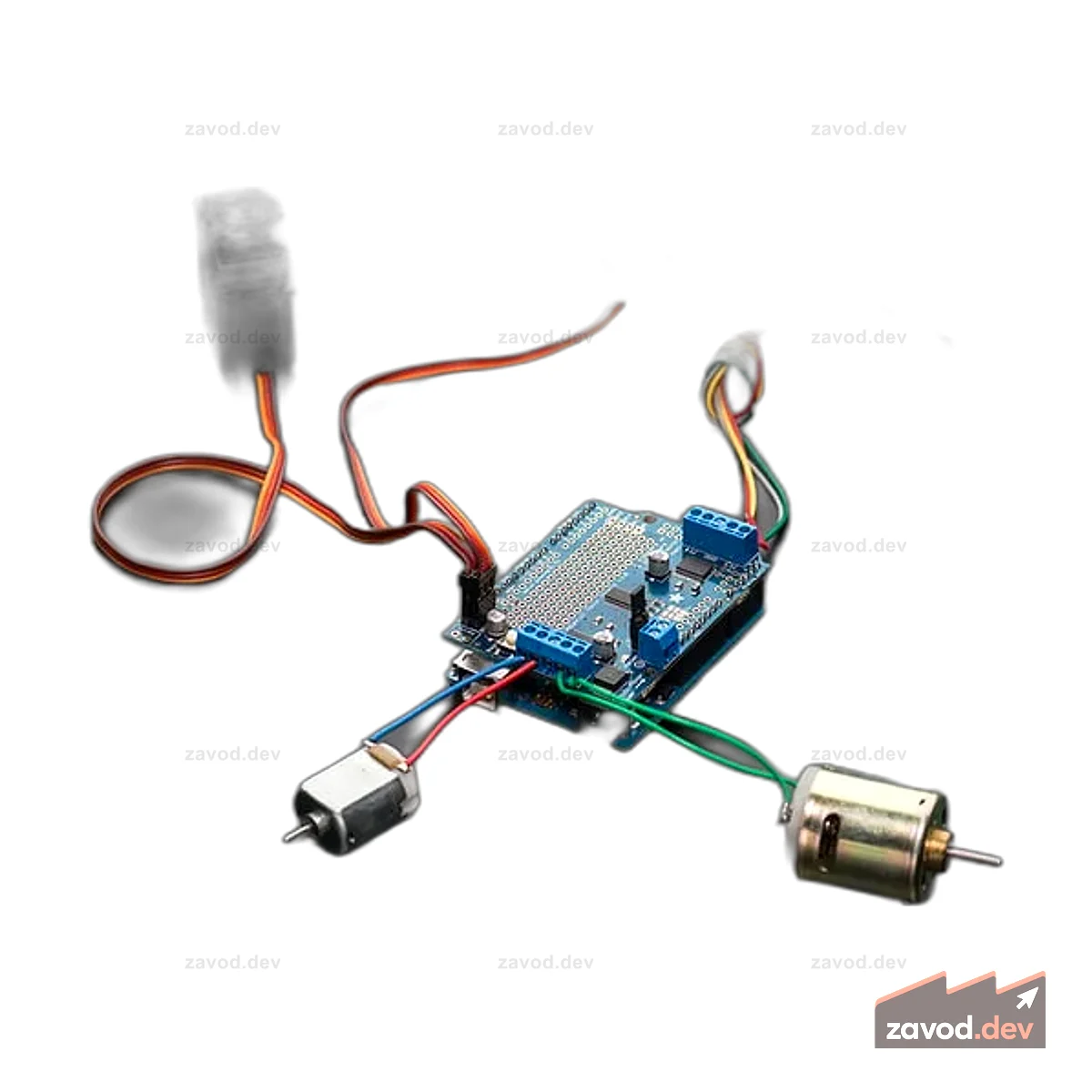Мотор/шаговый двигатель/сервоэкран Adafruit для комплекта Arduino v3