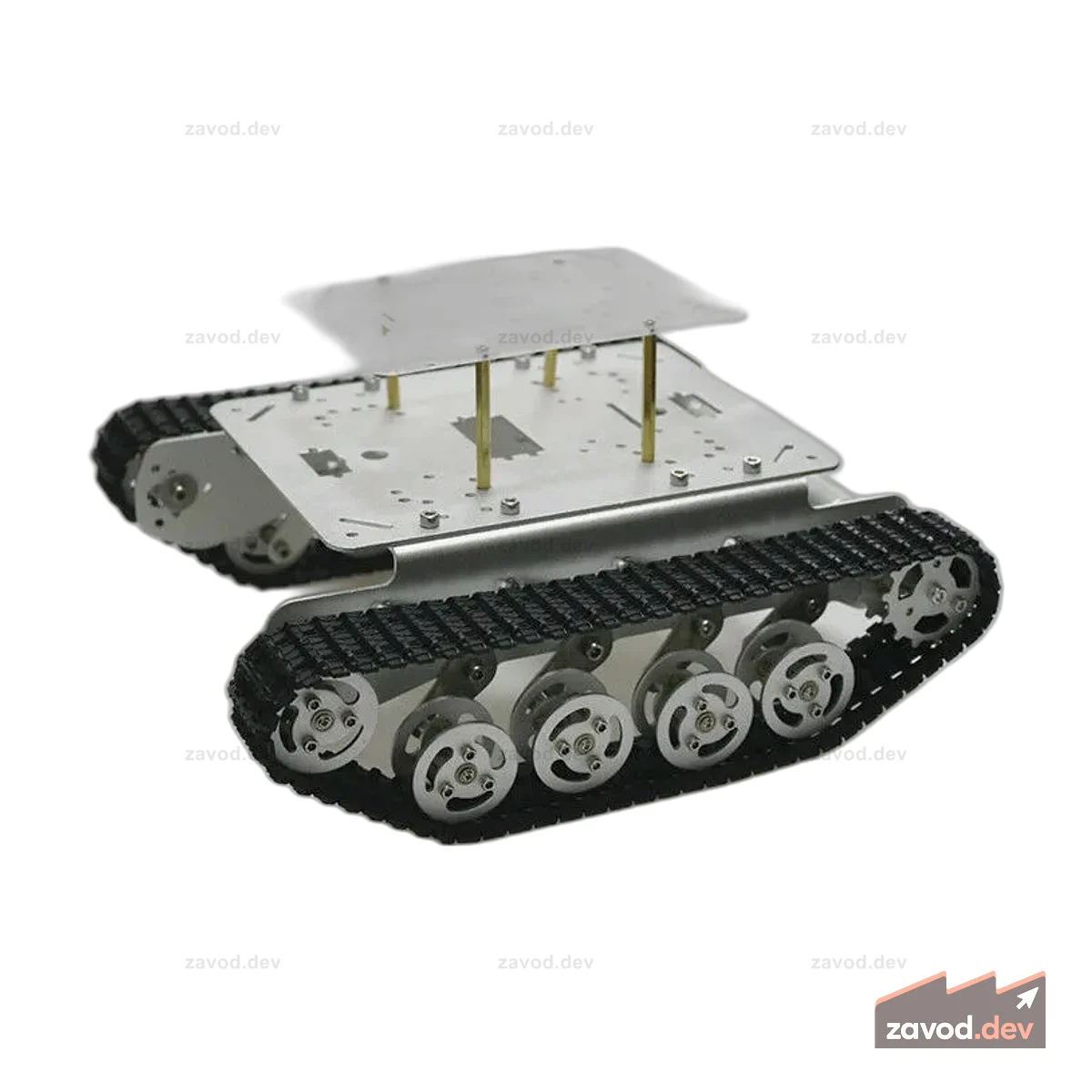Шасси с амортизатором TS100 с гусеницей и комплектом мотор-редукторов постоянного тока