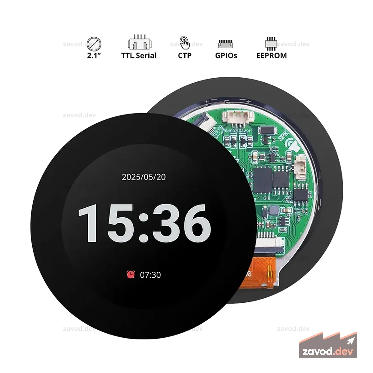 Nextion NX4848E021-011C 2,1-дюймовый HMI-TFT-дисплей (серия EDGE, IPS, Kapazitiver Touch)