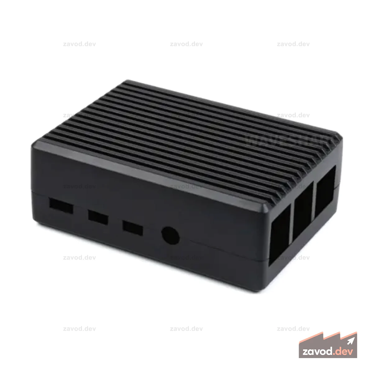 Алюминиевый корпус с рифлеными полосками для Raspberry Pi 4, внутренние стойки радиатора