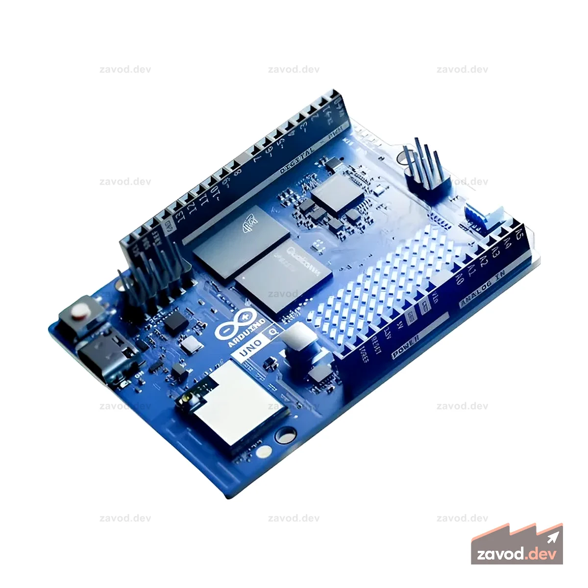 Arduino Uno Q — 2 ГБ ОЗУ / 16 ГБ eMMC