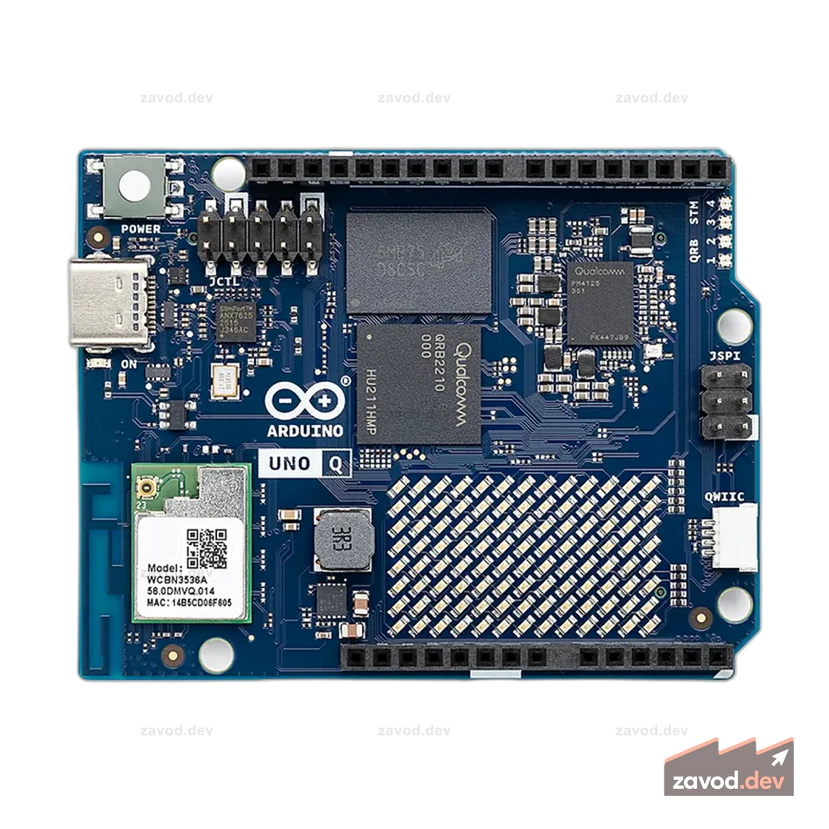 Официальный Arduino UNO Q SBC 2 ГБ ABX00162