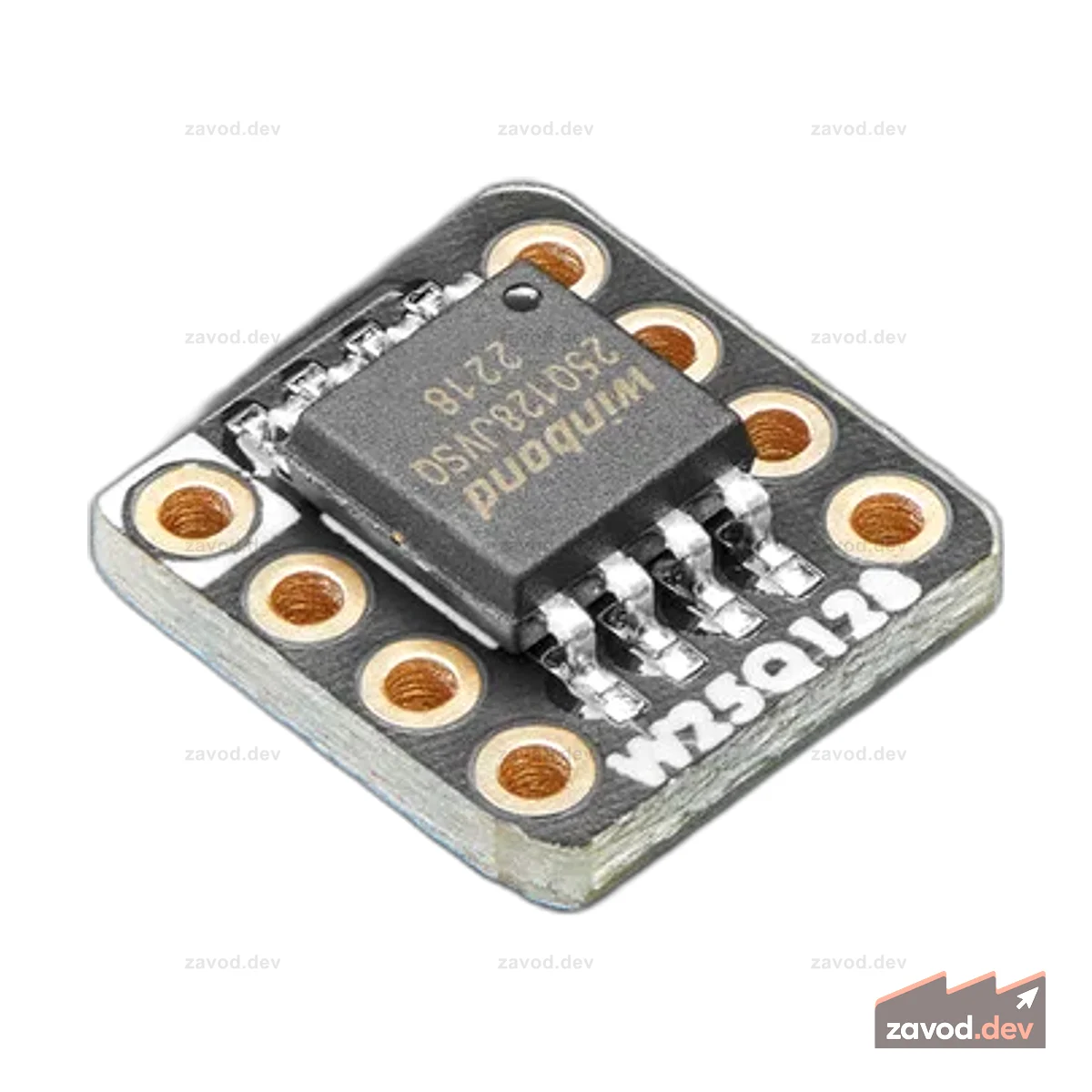 Коммутационная плата Adafruit QSPI DIP — W25Q128 — 128 МБит, 16 МБ W25Q128JVSSIQ