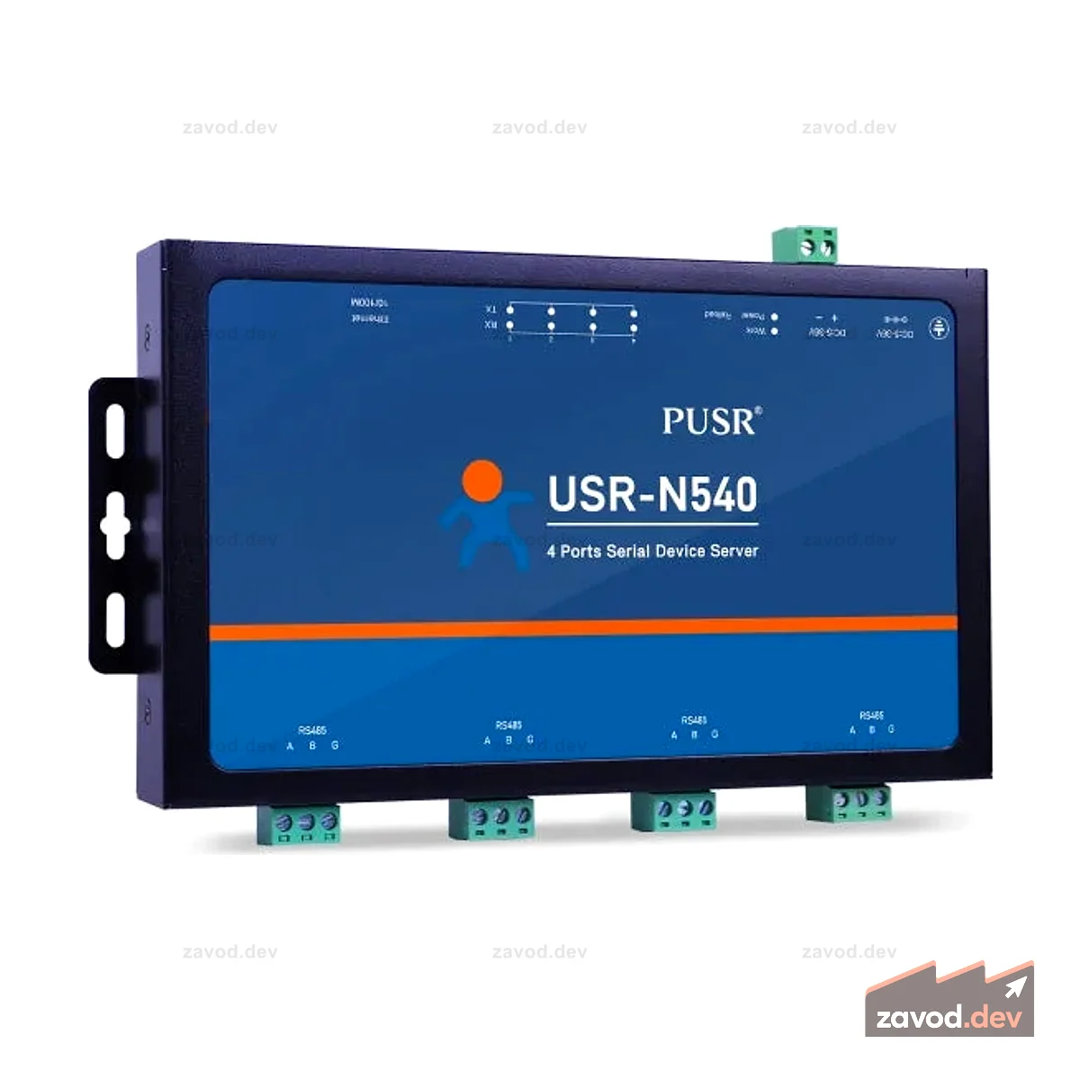 USR-N540 H7-4 Промышленный 4-портовый преобразователь RS485 или Ethernet