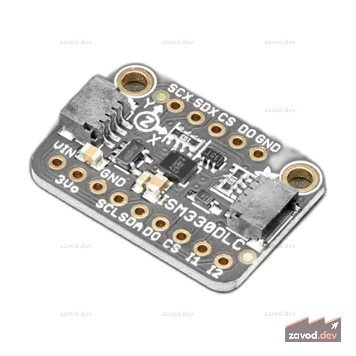 Adafruit ISM330DHCX — 6 DoF IMU — Акселерометр и гироскоп — STEMMA QT / Qwiic