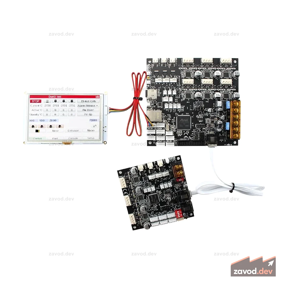 Клонированный Duet 3 6HC с расширением Duet 3 3HC и 5i Комплект для обновления экрана Плата контроллера Расширенная 32-битная версия для 3D-принтера VORON BLV Станок с ЧПУ