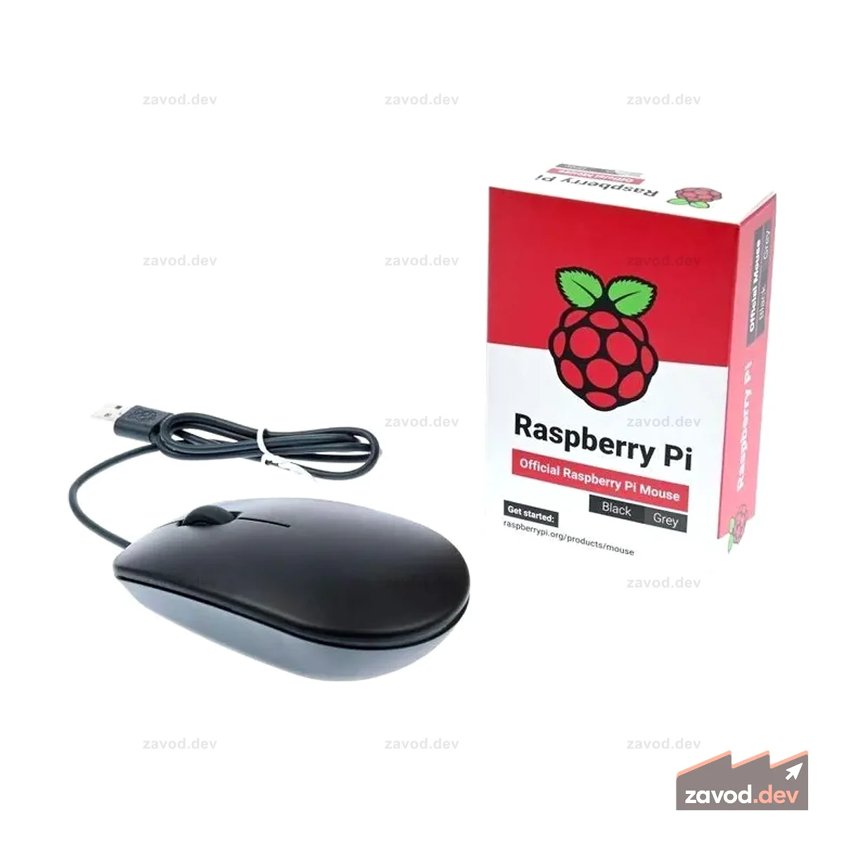 Официальная мышь Raspberry Pi, черная