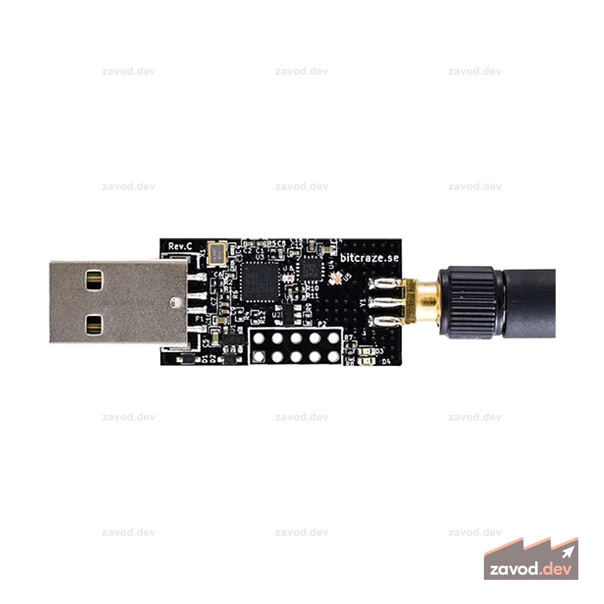 Crazyradio PA - USB-радио ключ дальнего действия 2,4 ГГц с антенной