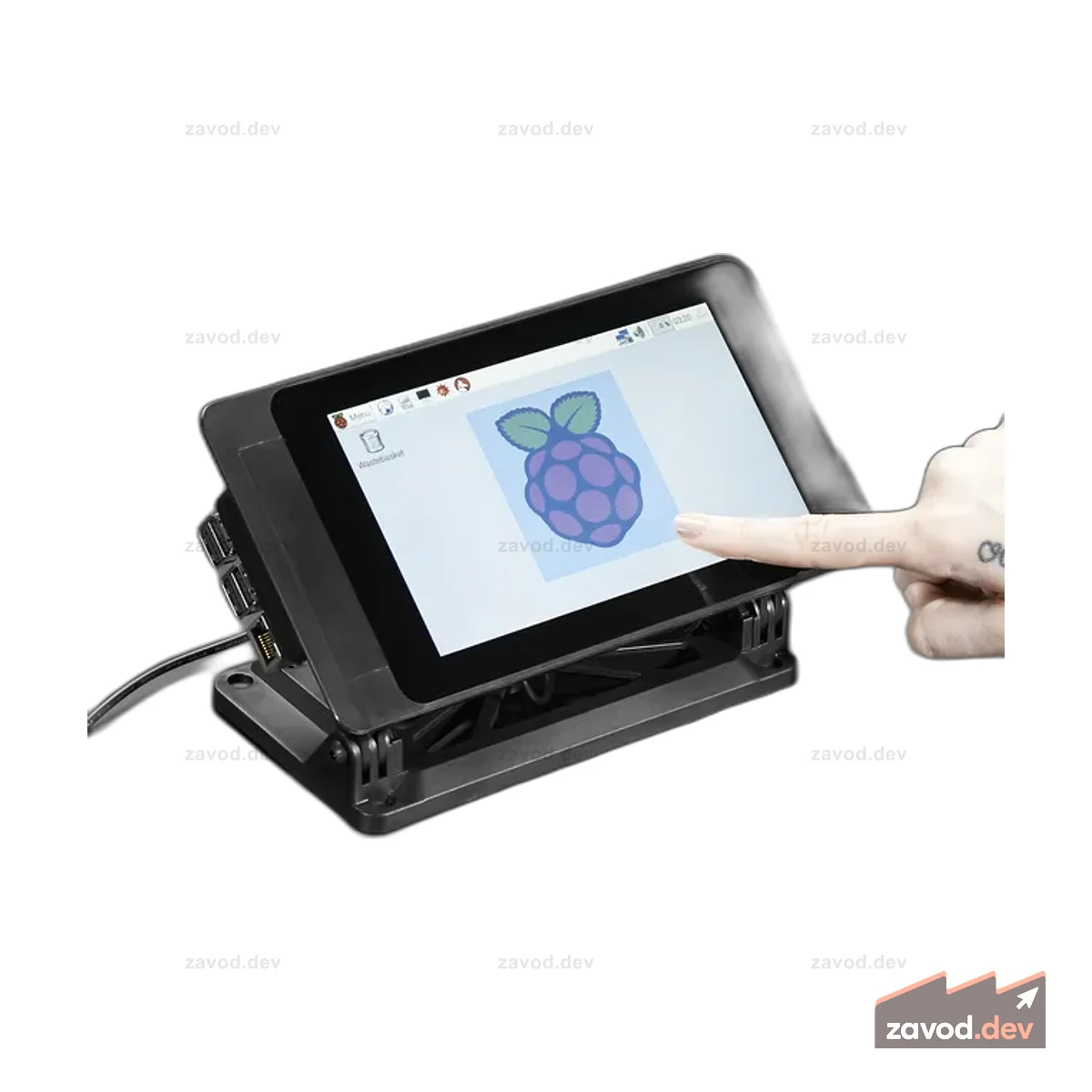 SmartiPi Touch - Подставка для сенсорного дисплея Raspberry Pi 7 дюймов