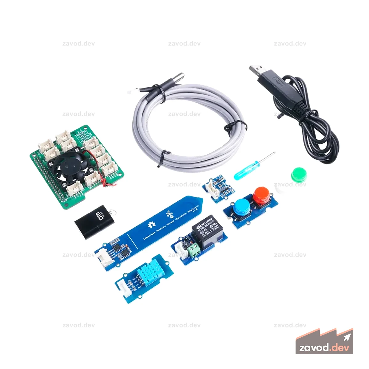 Grove — Raspberry Pi 4 Microsoft FarmBeats для студентов