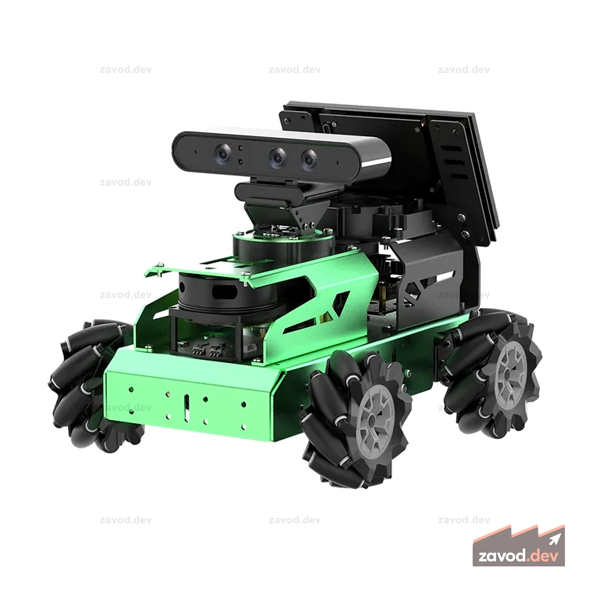 Комплект робота Hiwonder JetAuto AI, образовательный робот ROS1/ROS2 на базе NVIDIA Jetson с мультимодальной моделью искусственного интеллекта (ChatGPT), голосовым управлением, SLAM и AI Vision