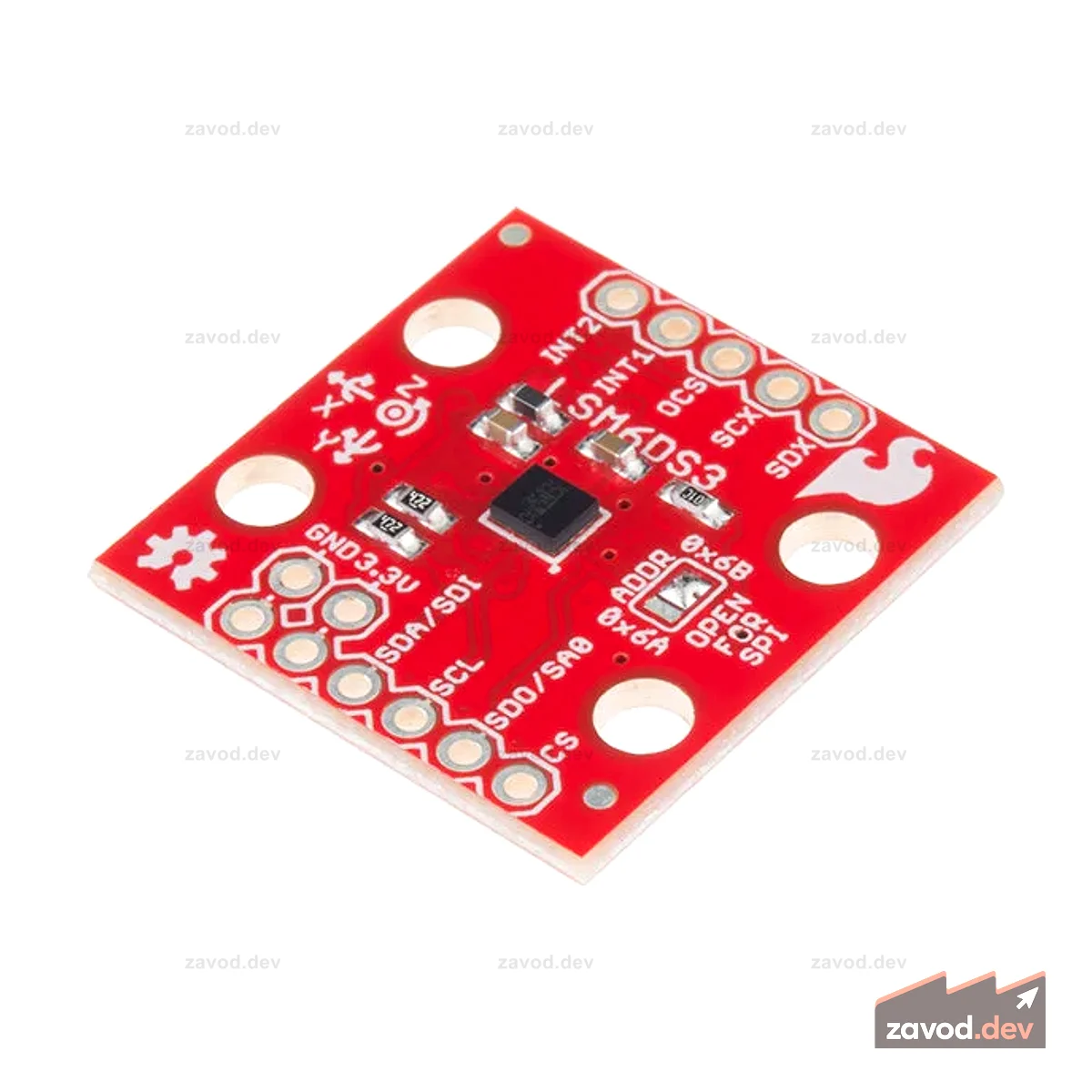 SparkFun: 6 степеней свободы - LSM6DS3