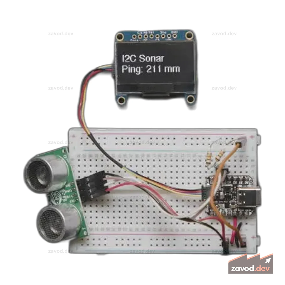 Ультразвуковой датчик расстояния с интерфейсом I2C - RCWL-1601