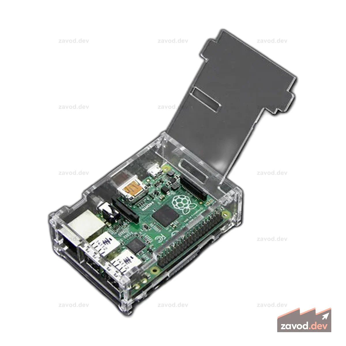 Raspberry Pi B+&2&3 Акриловый корпус