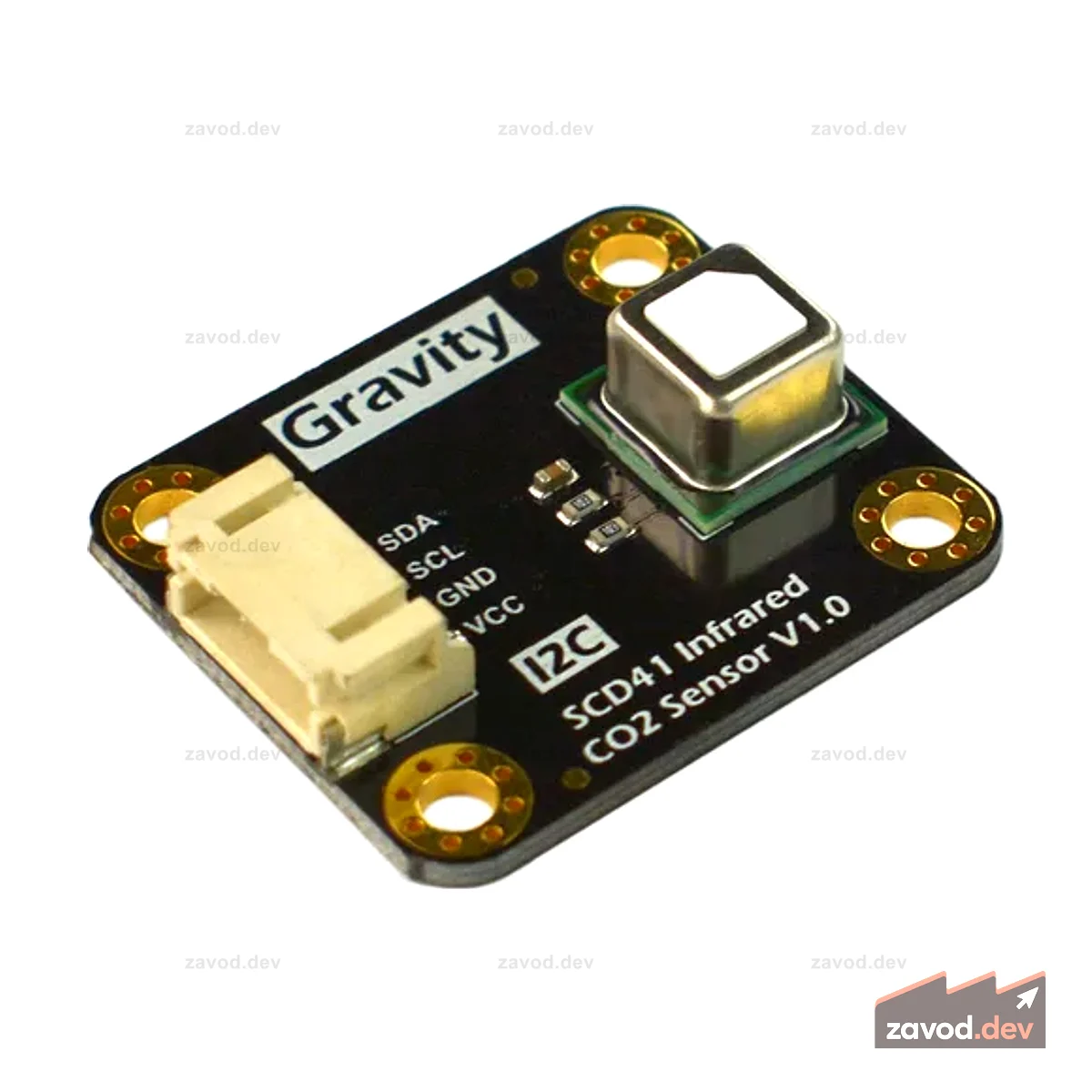 Гравитация: I2C SCD41 Инфракрасный датчик углекислого газа/CO2 (400–5000 ppm)