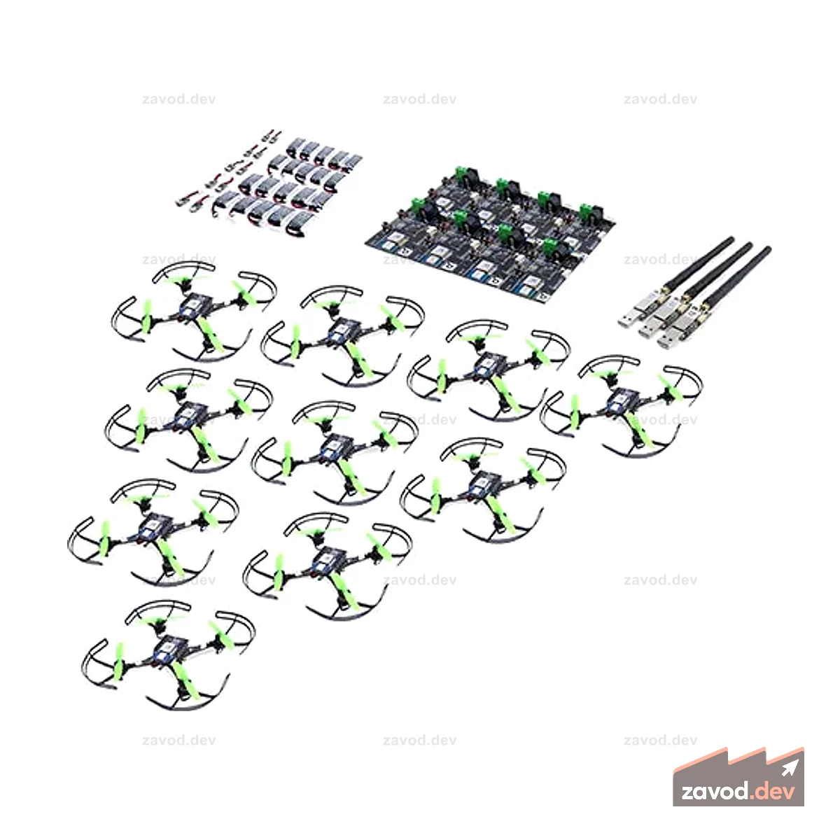 Комплект Crazyflie 2.1 Brushless Loco Swarm