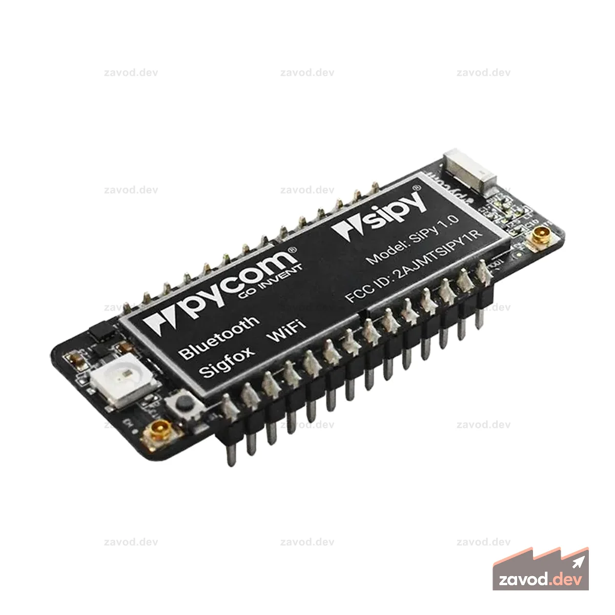 Pycom SiPy (Европа/Япония/Корея) — Sigfox+WiFi+Bluetooth Платформа MicroPython IoT