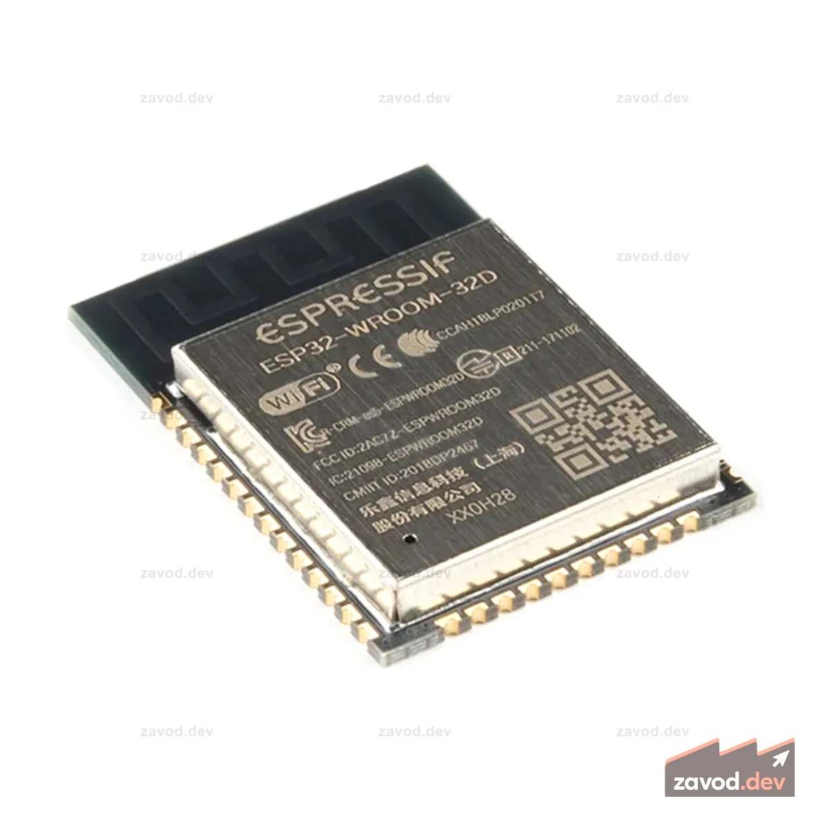 Модуль ESP32 WROOM MCU - 16 МБ (чип-антенна)