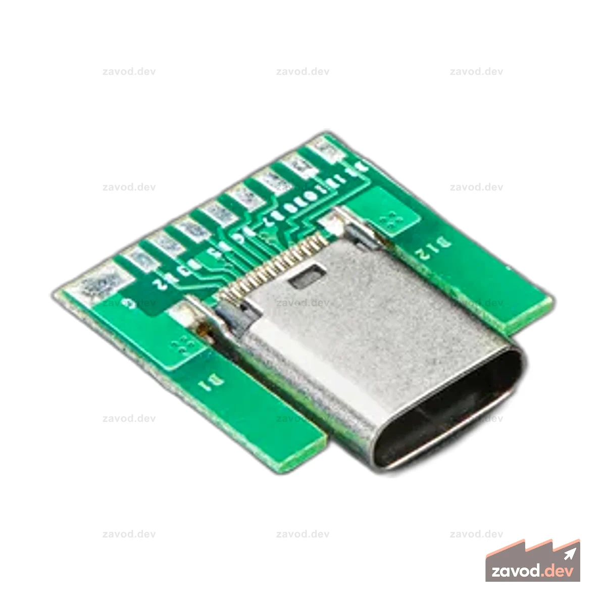 Розетка USB Type C — коммутационная плата для поверхностного монтажа