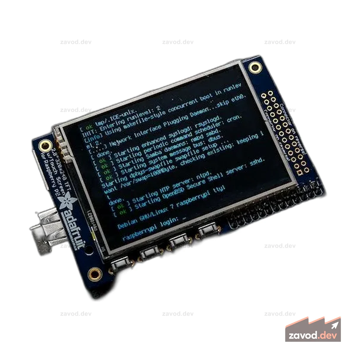 Мини-комплект PiTFT — Raspberry Pi 2.8 TFT+