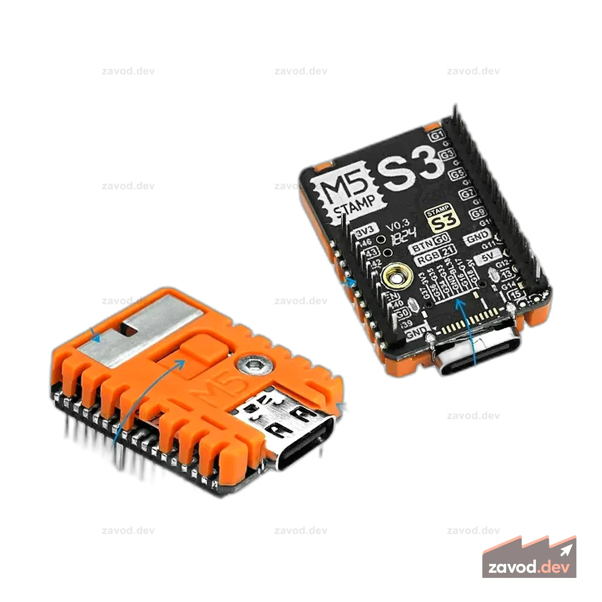 M5StampS3A 1.27mm