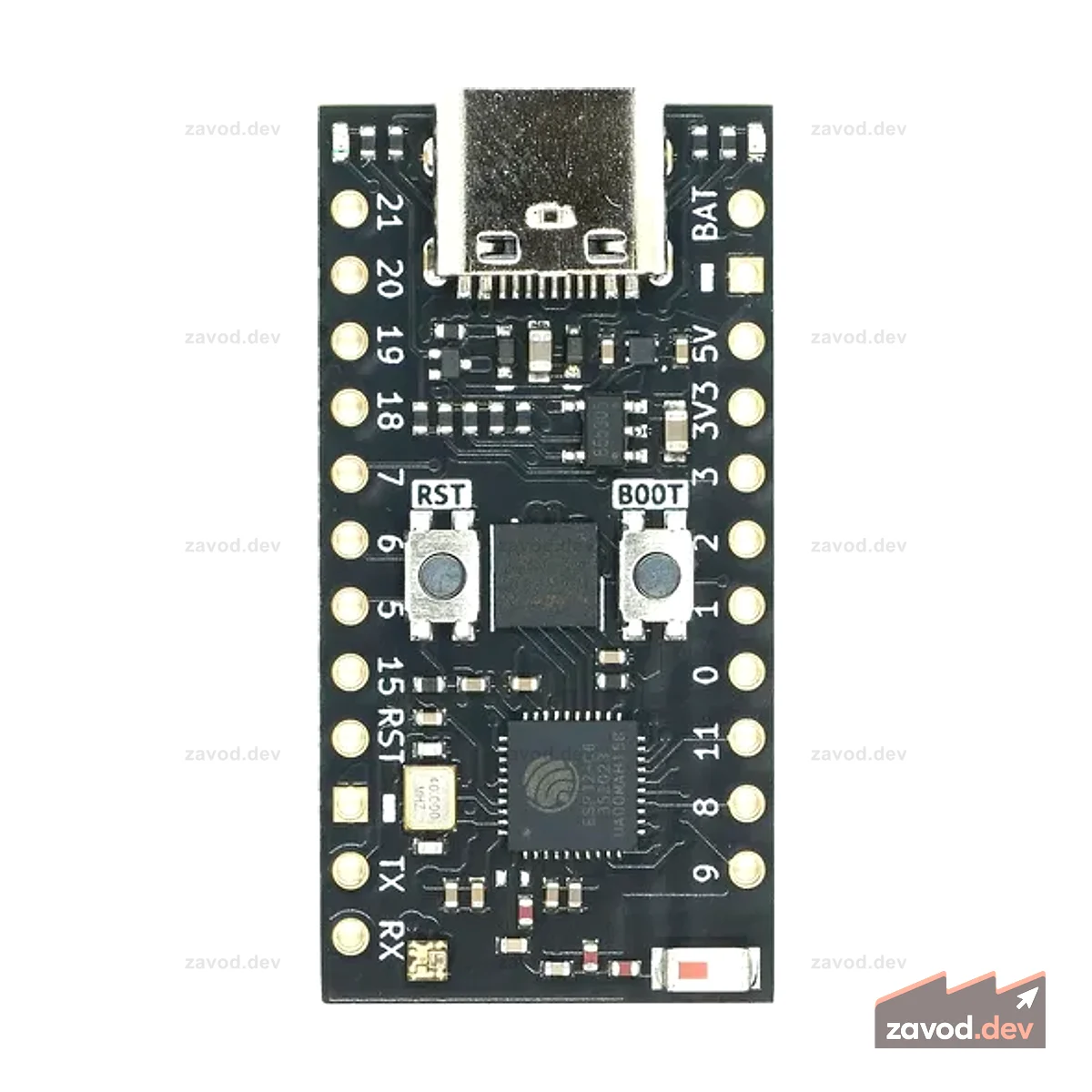 TinyC6 - Плата разработчика ESP32-C6 со встроенной антенной