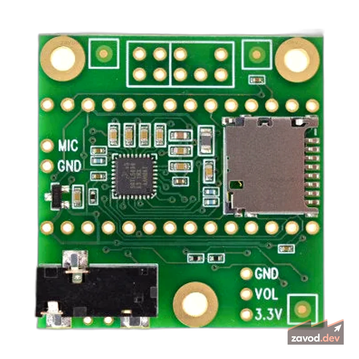 Плата аудиоадаптера для Teensy 3.0–3.6