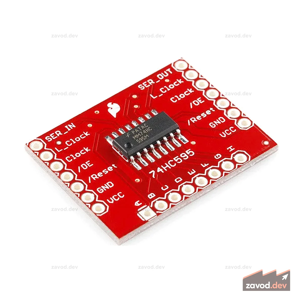 SparkFun Прорыв регистра сдвига - 74HC595