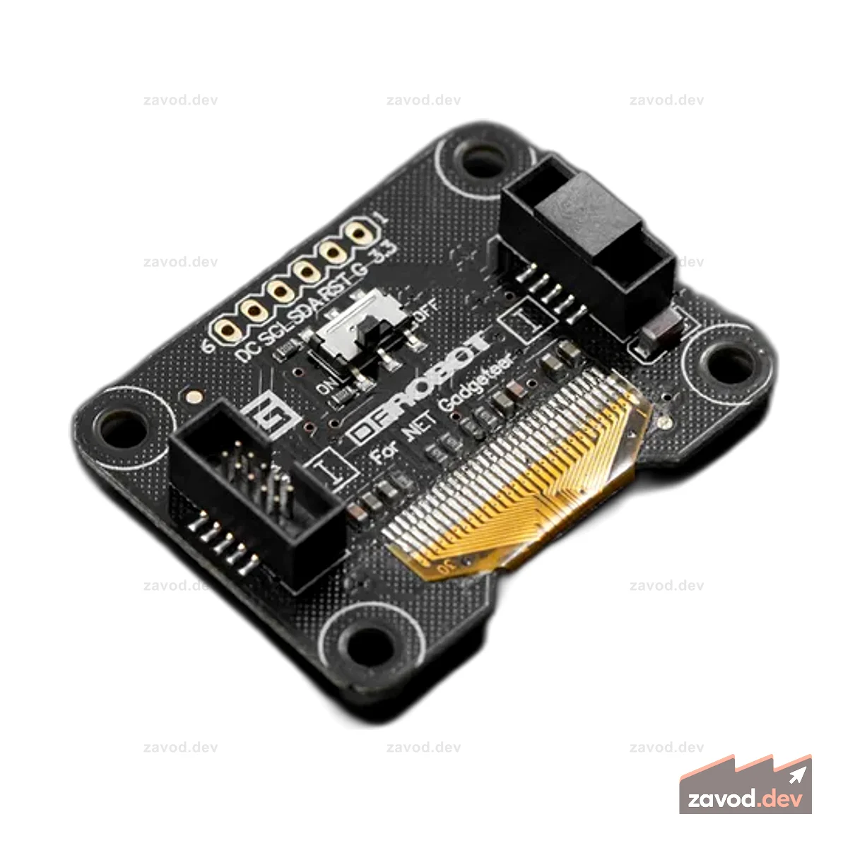 Модуль дисплея OLED 2864 (совместим с .NET Gadgeteer) (Снято с производства)