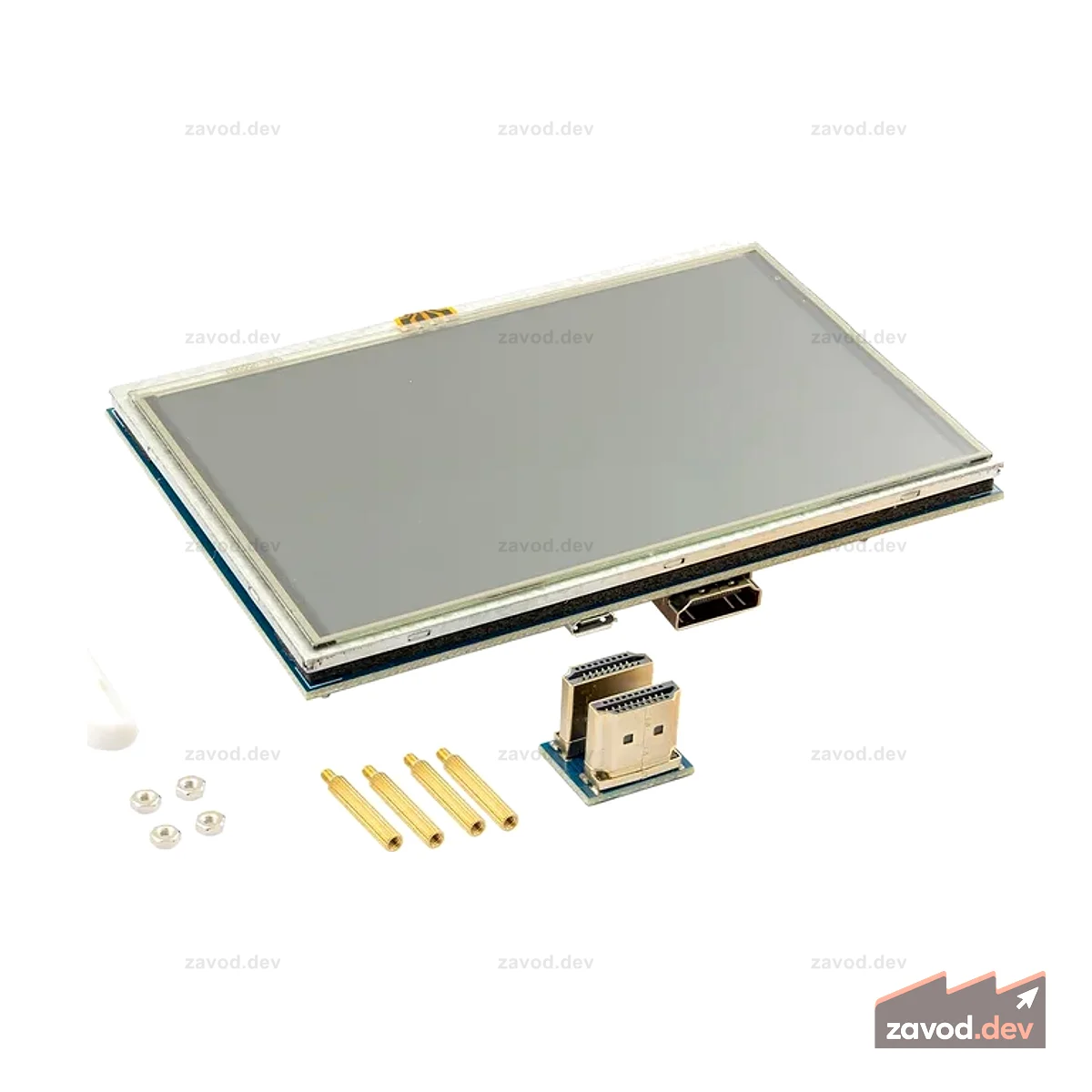 5-Zoll TFT ЖК-монитор с сенсорным экраном и HDMI, совместимый с Raspberry Pi 4B, 3B+, 3B, 2B+, BB Black, Banana Pi, Jetson Nano, Windows 10/8/7-800x480 Auflösung Display