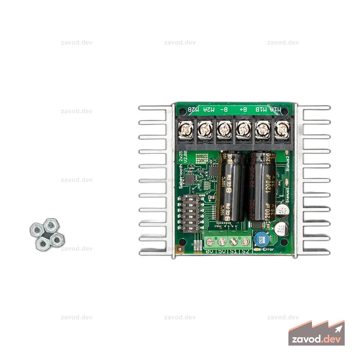 Драйвер двигателя постоянного тока Sabertooth Dual 25A