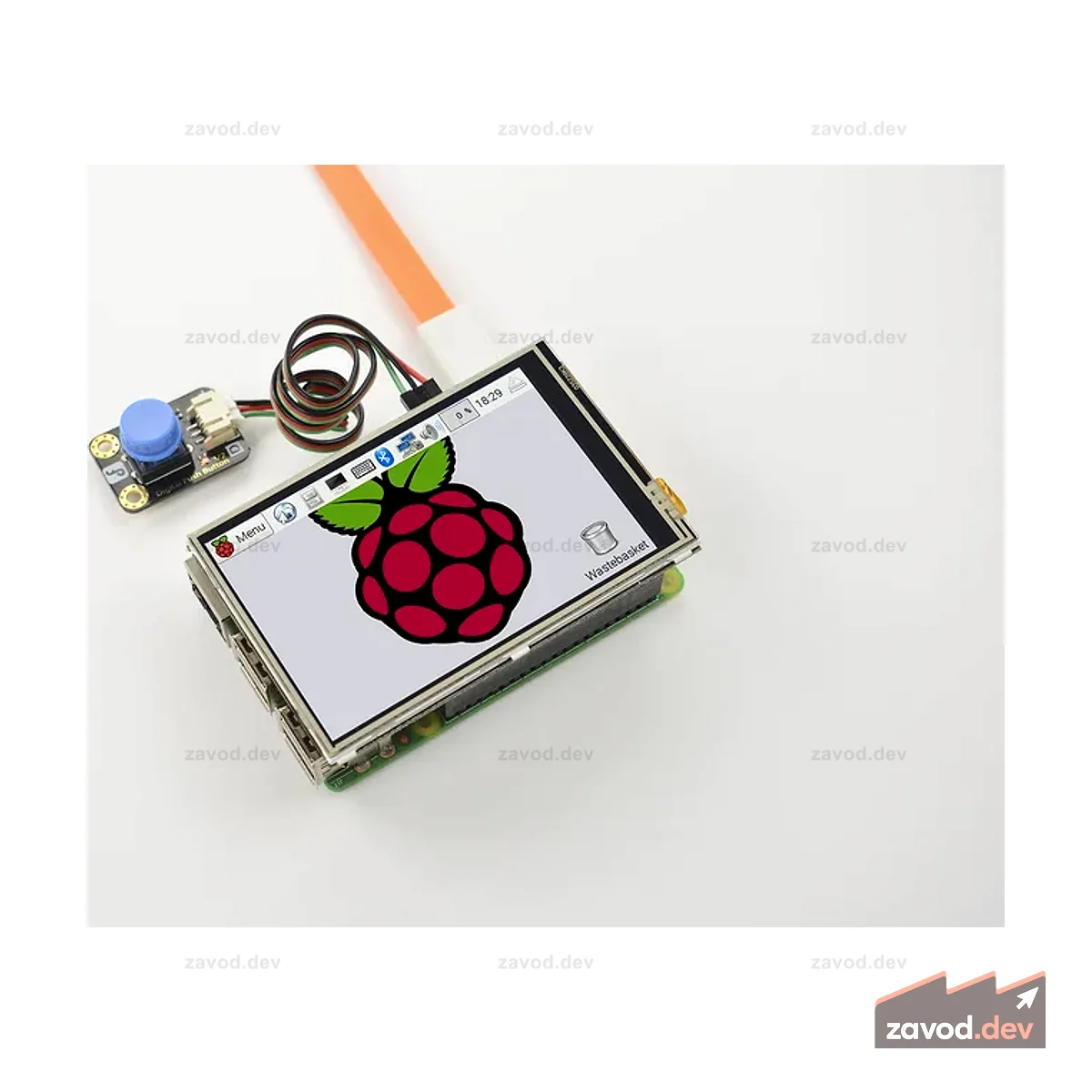 3,5-дюймовый сенсорный TFT-экран для Raspberry Pi (Снято с производства)