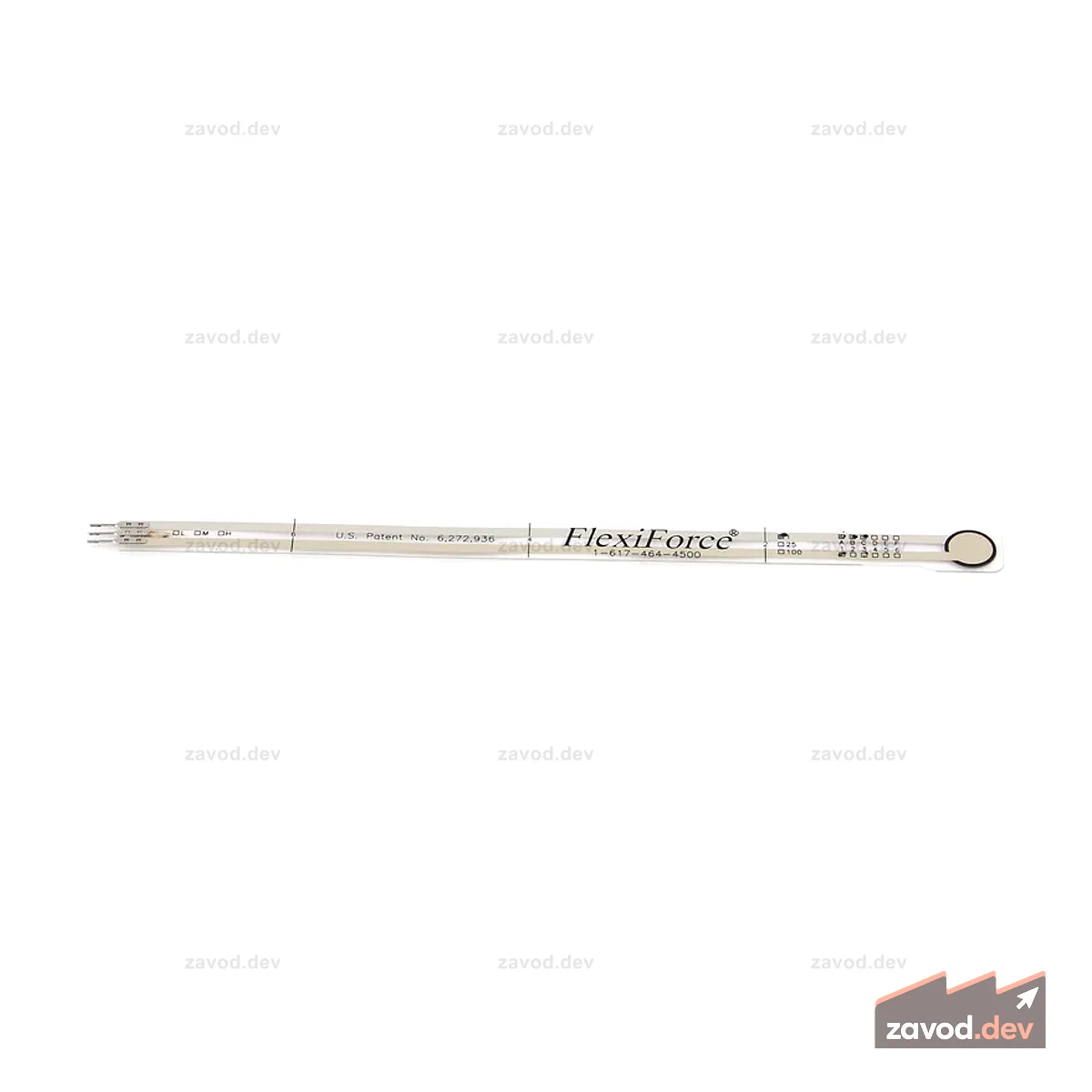 8 дюймов FlexiForce 0–1 фунт. Резистивный датчик силы