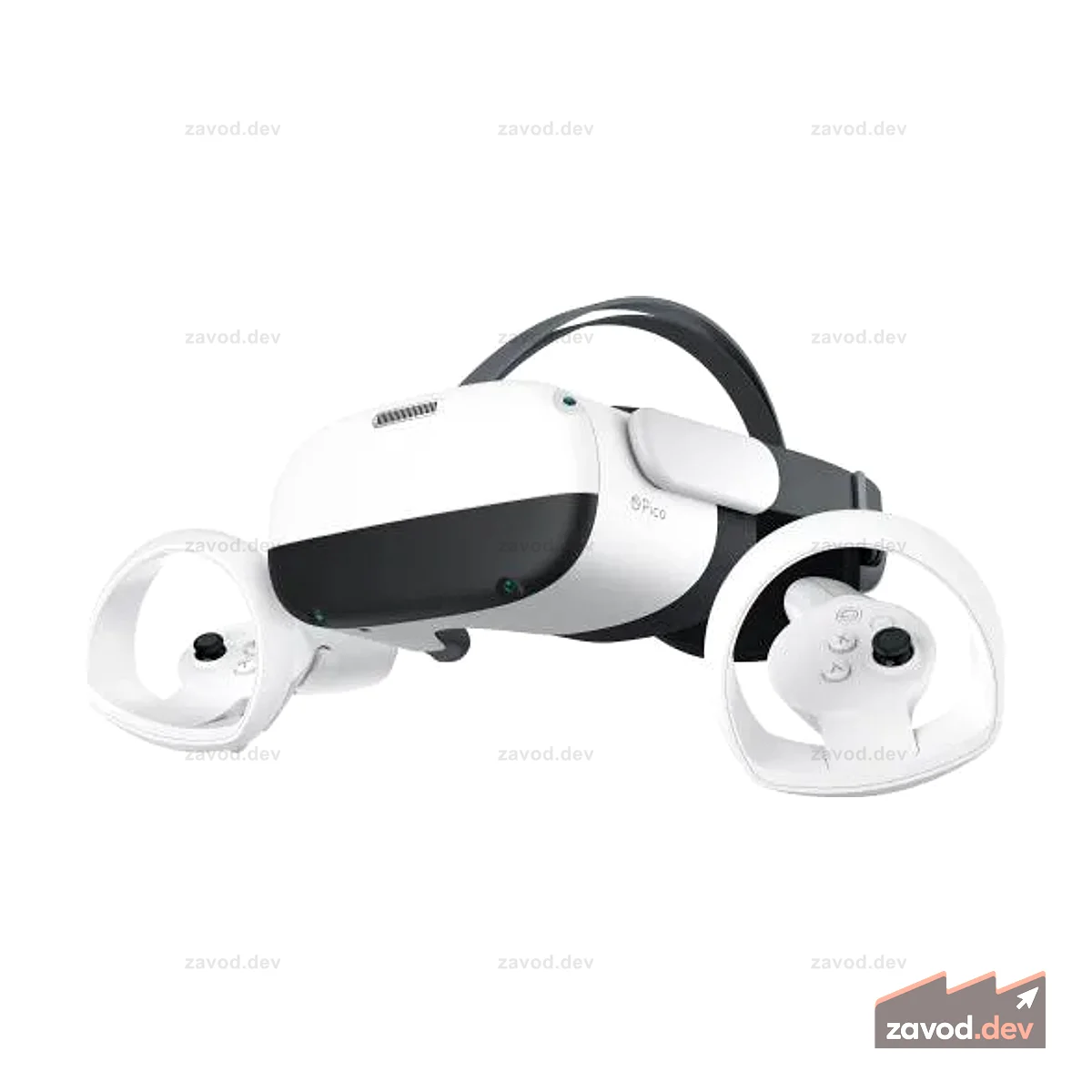 Pico Neo3 Универсальная VR-гарнитура корпоративного класса с 6 степенями свободы, 6 ГБ ОЗУ, 256 ГБ встроенной памяти, процессор Qualcomm XR2, мягкий ремешок (только для делового использования)