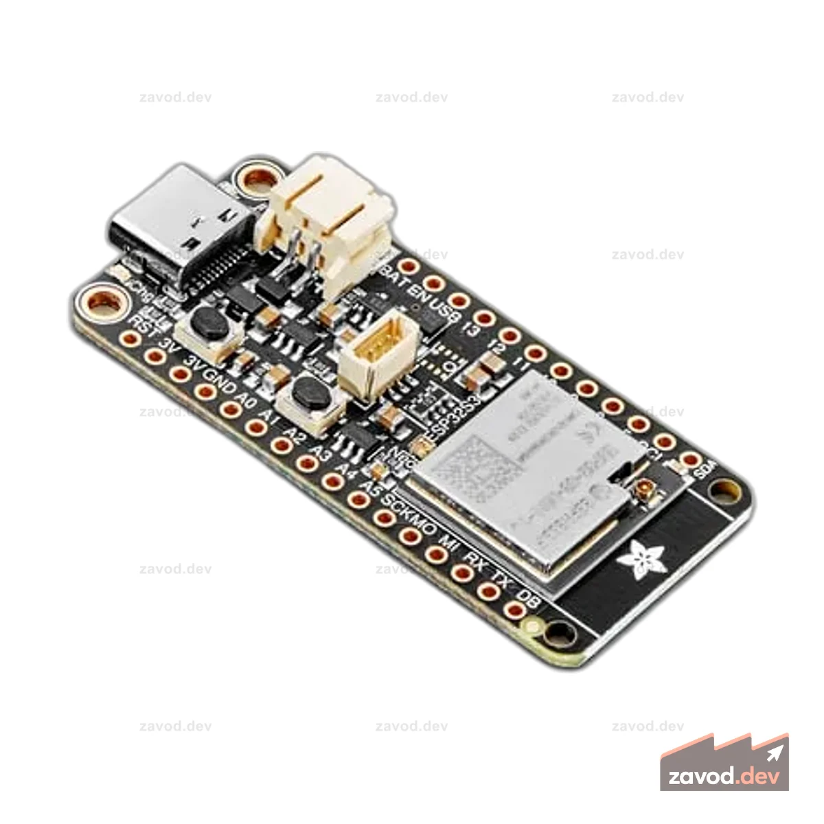 Adafruit ESP32-S3 Feather 8MB с антенной FL
