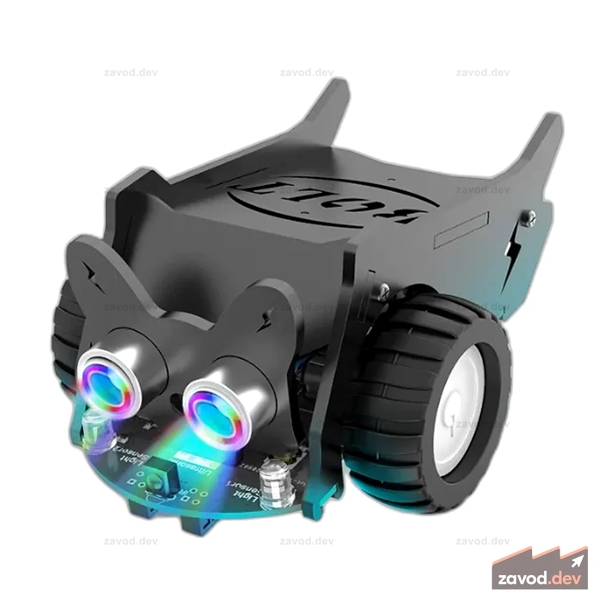 Elecrow - CrowBot BOLT - Программируемый умный робот-автомобиль с открытым исходным кодом, комплект STEAM с инфракрасным пультом дистанционного управления