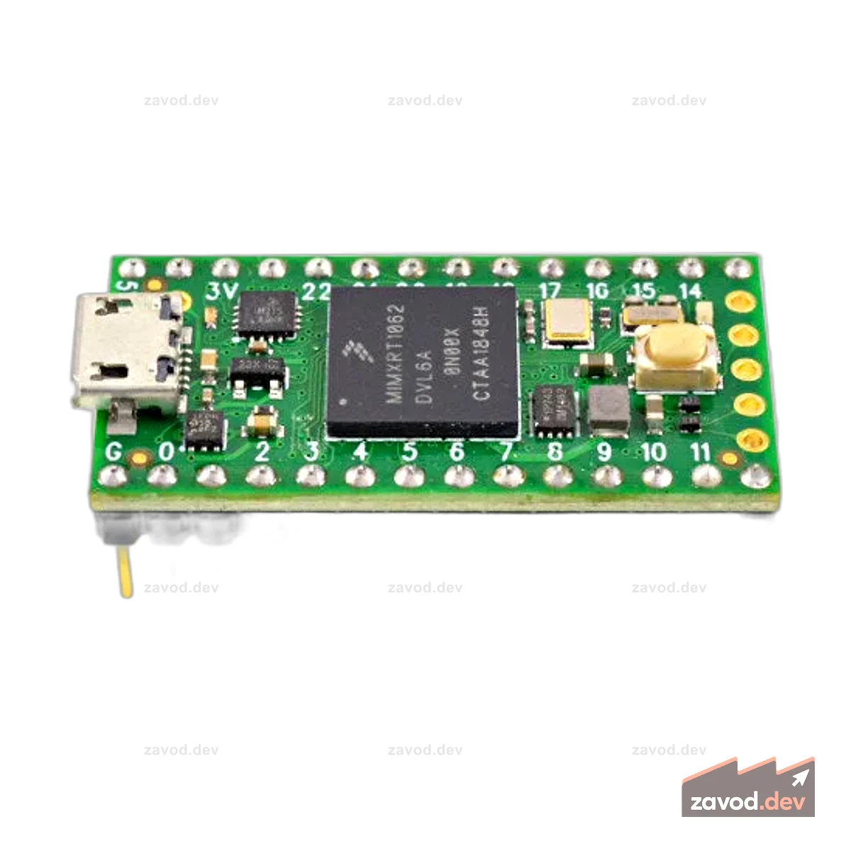 Teensy 4.0 с разъемами для заголовков