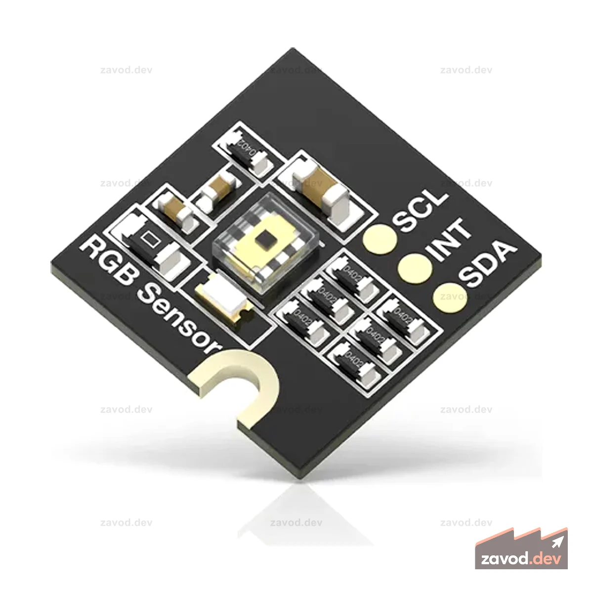 Датчик освещенности RGB AMS TCS37725FN | RAK12021