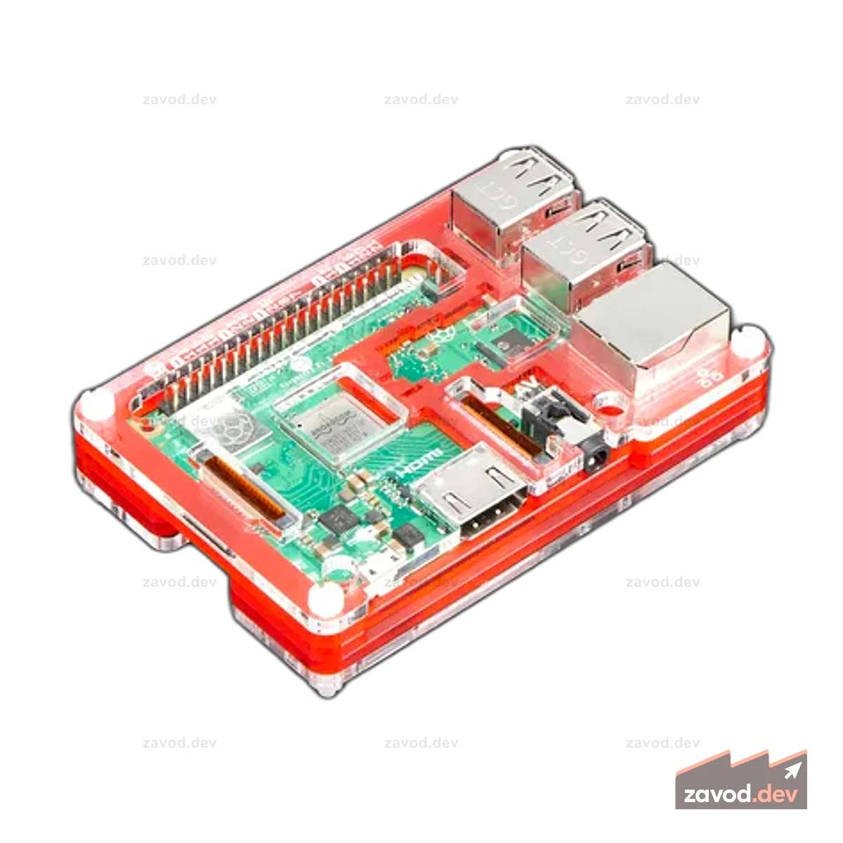 Pibow Coupé — Корпус для Raspberry Pi 2 / B+ / Pi 3 / Pi 3 B