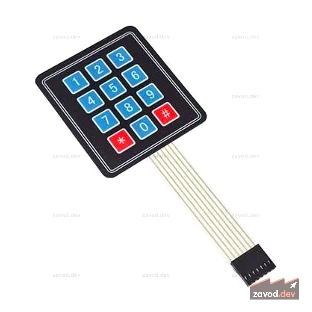 HKD 3X4 MEMBRANE KEYPAD