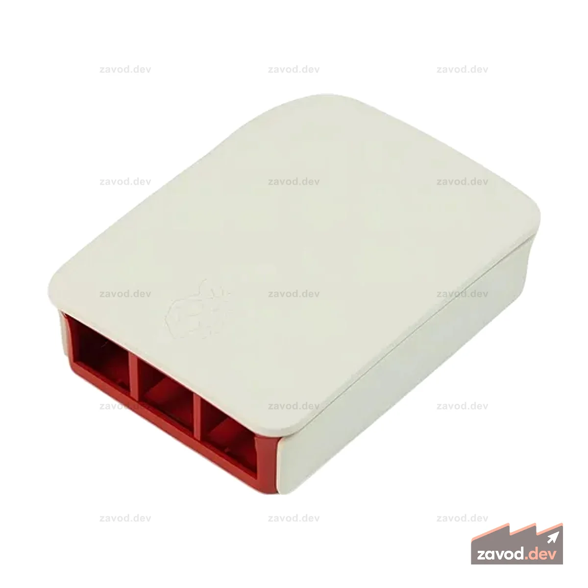 Официальный чехол для Raspberry Pi 3 Model B (красный/белый, снят с производства)