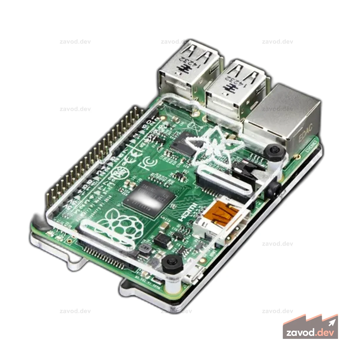Adafruit Pi Protector для Raspberry Pi Model B+/Pi 2/Pi 3
