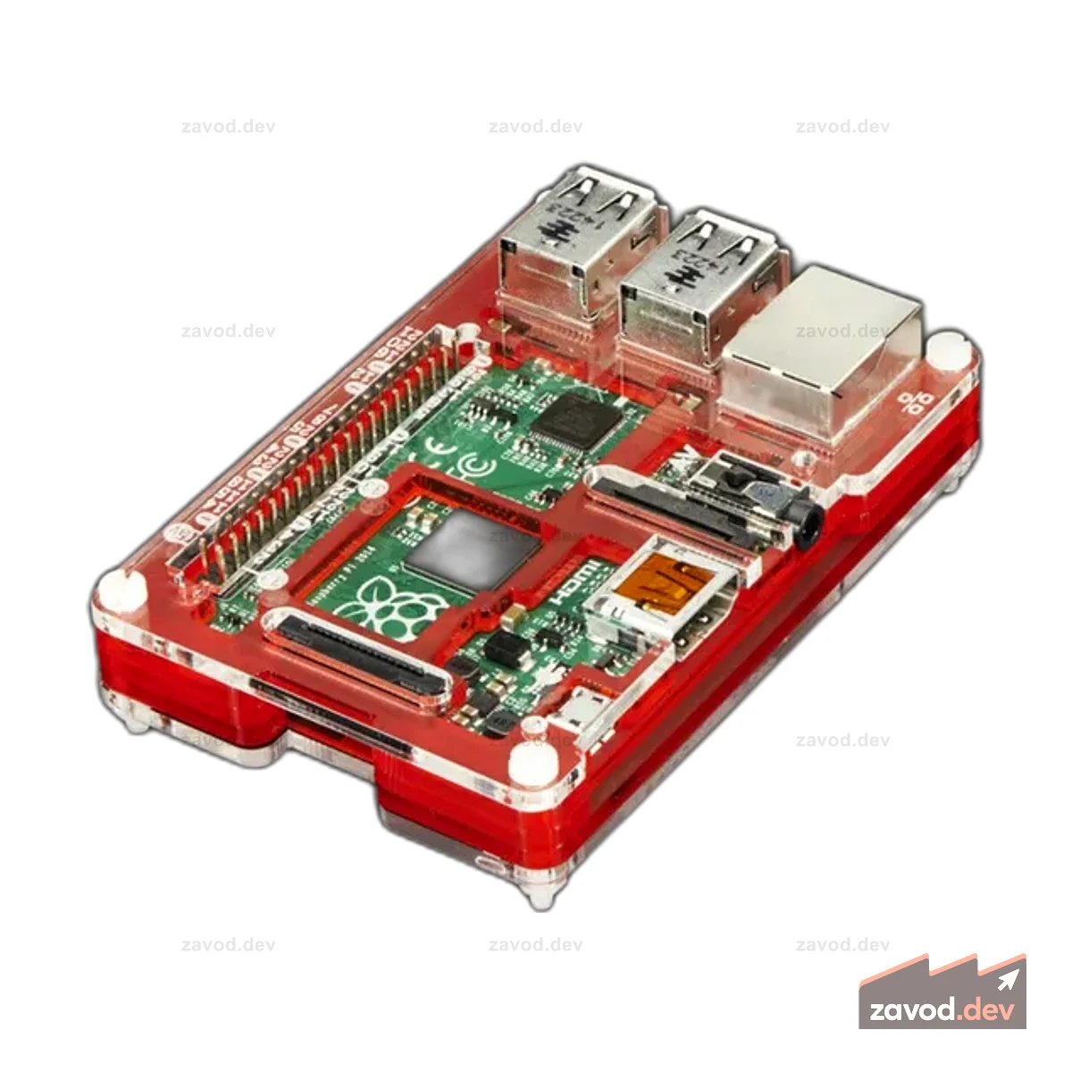 Pibow Coupé - Корпус для Raspberry Pi 2 / B+ / Pi 3